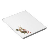  Valentijnsdag, Victoriaans dame op een schommel Notitieblok (Schuin)