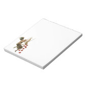  Valentijnsdag, Victoriaans dame op een schommel Notitieblok (Linkerzijde)