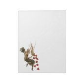  Valentijnsdag, Victoriaans dame op een schommel Notitieblok (Linkerzijde)