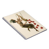  Valentijnsdag, Victoriaans dame op een schommel Notitieboek (Rechterzijde)