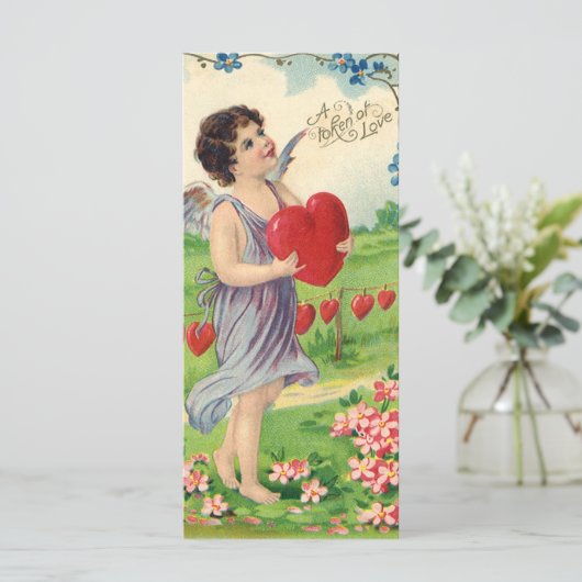  Valentijnsdag, Victoriaans Engel met Hart (Staand voorkant)