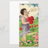  Valentijnsdag, Victoriaans Engel met Hart (Voorkant / Achterkant)