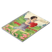 Valentijnsdag, Victoriaans Engel met Hart Notitieboek (Linkerzijde)