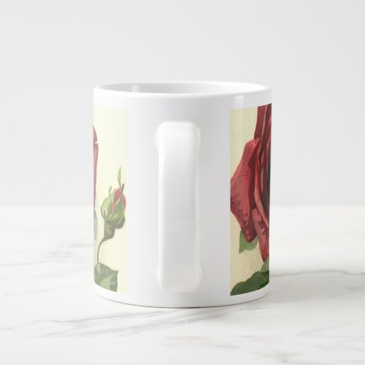  Valentijnsdag, Victoriaans gezichten in Rozen Grote Koffiekop (Achterkant)