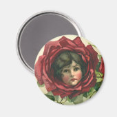  Valentijnsdag, Victoriaans gezichten in Rozen Magneet (Voorkant / Achterkant)