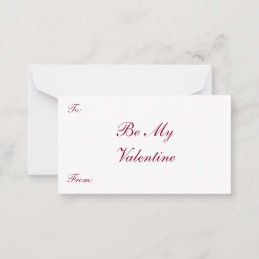  Valentijnsdag, Victoriaans gezichten in Rozen Notitiekaartje (Achterkant)