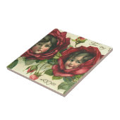 Valentijnsdag, Victoriaans gezichten in Rozen Tegeltje (Zijkant)