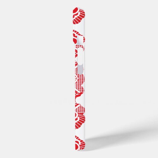  Valentijnsdag, Victoriaans harten sterven gesnede Case-Mate iPhone Case (Achterkant / Links)