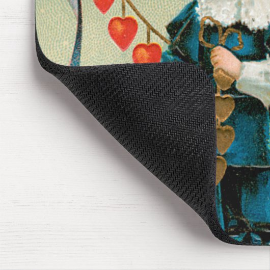 Valentijnsdag, Victoriaans Jongen met Harten Muismat (Hoek)