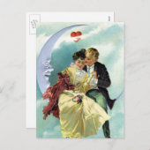  Valentijnsdag Victoriaans liefde en Romance Feestdagenkaart (Voorkant / Achterkant)