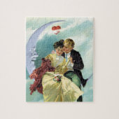  Valentijnsdag Victoriaans liefde en Romance Legpuzzel (Verticaal)