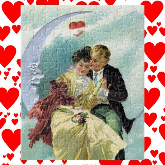  Valentijnsdag Victoriaans liefde en Romance Legpuzzel