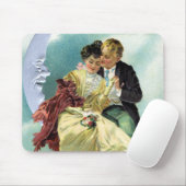  Valentijnsdag Victoriaans liefde en Romance Muismat (Met muis)