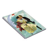  Valentijnsdag Victoriaans liefde en Romance Notitieboek (Rechterzijde)