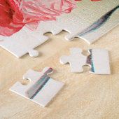  Valentijnsdag, Victoriaans meisje met hart Legpuzzel (Zijkant)