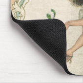  Valentijnsdag, Victoriaans Meisje met Rozen Muismat (Hoek)