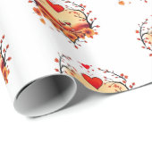 Valentijnsdag viering van de liefde cadeaupapier (Rol Hoek)