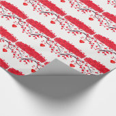 Valentijnsdag viering van de liefde cadeaupapier (Hoek)