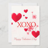 Valentijnsdag viering van de liefde kaart (Voorkant)