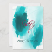 Valentijnsdag viering van de liefde kaart (Voorkant)