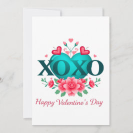 Valentijnsdag viering van de liefde kaart