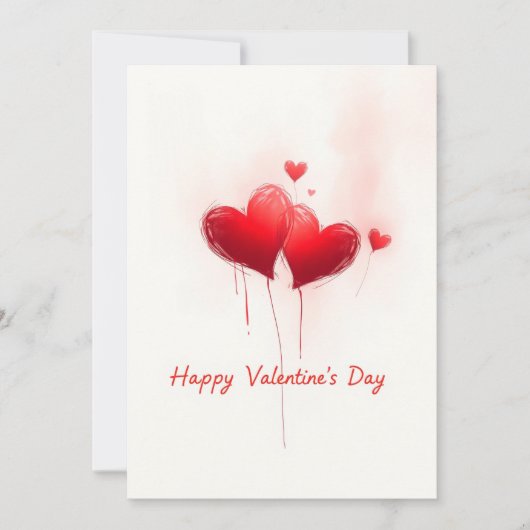 Valentijnsdag viering van de liefde kaart (Voorkant)