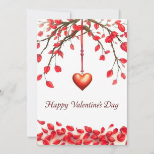 Valentijnsdag viering van de liefde kaart