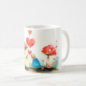 Valentijnsdag viering van de liefde koffiemok (Voorkant rechts)