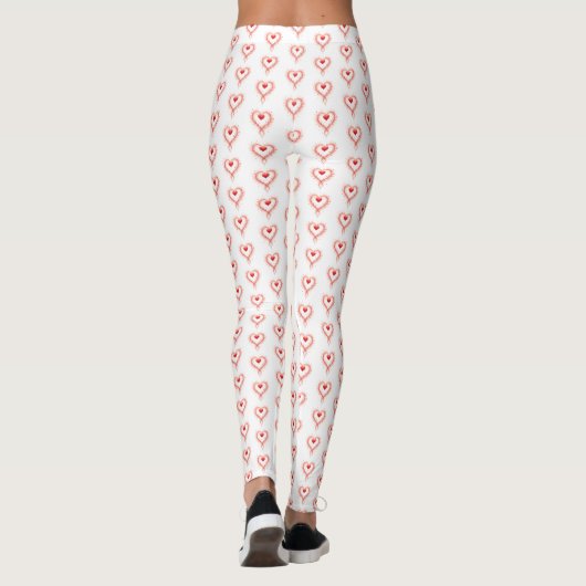 Valentijnsdag viering van de liefde leggings (Achterkant)