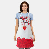 Valentijnsdag viering van de liefde schort (Gedragen)