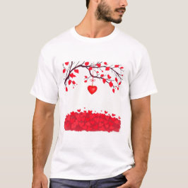 Valentijnsdag viering van de liefde t-shirt