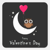 Valentijnsdag Vierkante Sticker (Voorkant)