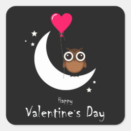 Valentijnsdag Vierkante Sticker