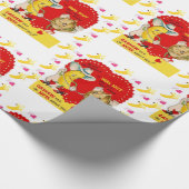 Valentijnsdag Vintage Banaan Cadeaupapier (Hoek)