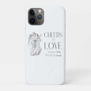 Valentijnsdag – Vintage Cherubs & Liefdesboodschap Case-Mate iPhone Case