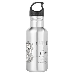 Valentijnsdag – Vintage Cherubs & Liefdesboodschap Waterfles