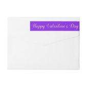 Valentijnsdag violet minimalistisch (Achterkant)