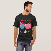 Valentijnsdag vis t-shirt (Voorkant volledig)