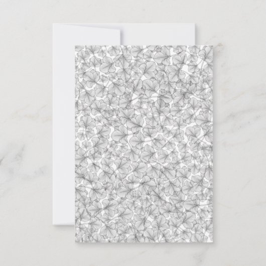 Valentijnsdag Vlakke Wenskaart Kaart (Achterkant)