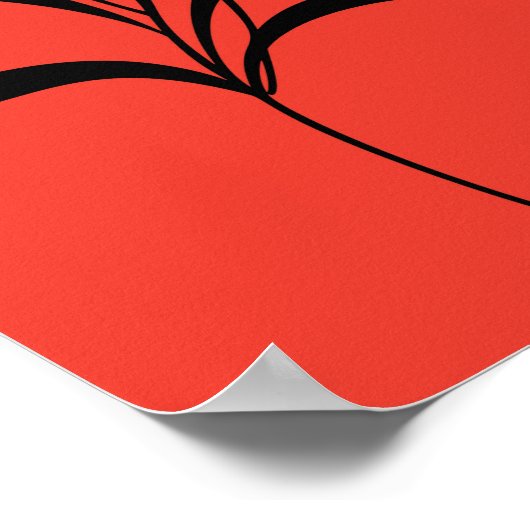 Valentijnsdag voelt bloeskoppel kussen hoor poster (Hoek)