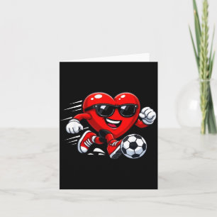 Valentijnsdag Voetbal Hart Drip Srt Liefde Valenti Kaart