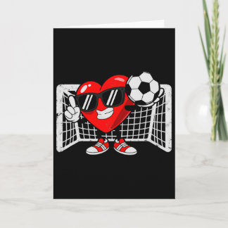 Valentijnsdag Voetbal Hart Voetbal Kaart