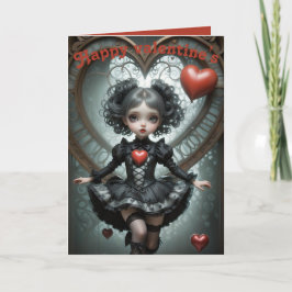 Valentijnsdag volledig aanpasbaar, schattig hart kaart