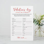 Valentijnsdag Voltooi mijn fragment Editable game (Staand voorkant)