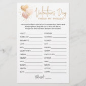 Valentijnsdag Voltooi mijn fragment Editable game (Voorkant)