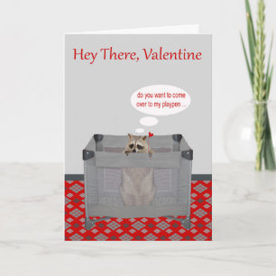 Valentijnsdag, volwassen humor, romance, feestdagen kaart