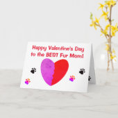 Valentijnsdag voor Bontmoeder Wenskaart Kaart (Gele Bloem)