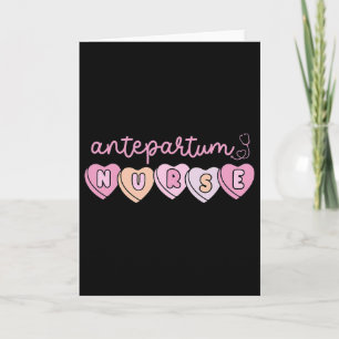 Valentijnsdag Voor de Bevalling Verpleegster Verlo Kaart