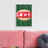 Valentijnsdag voor de drukkunst van het verrekte c canvas afdruk (Insitu (Woonkamer))