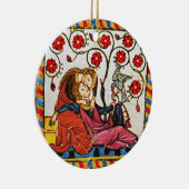 Valentijnsdag VOOR ETERNAL VERLIES Keramisch Ornament (Rechts)